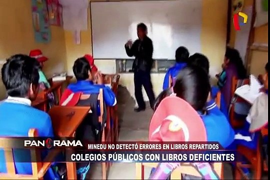 Colegios públicos con libros deficientes: Minedu no detectó errores en textos repartidos