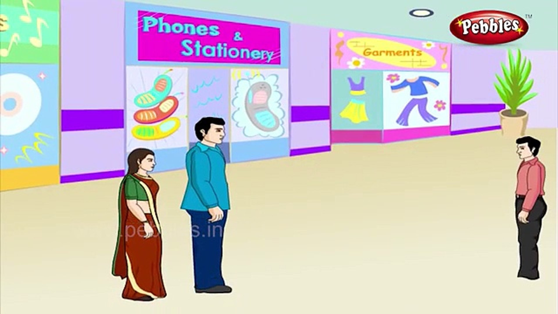 Shopping Mall | Day to Day Conversations in Hindi | Daily Activities For Kids | Activities Lessons