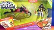 Nickelodeon Teenage Mutant Ninja Turtles TMNT With Street Speeder Flipping Leo And Street Racer Raph