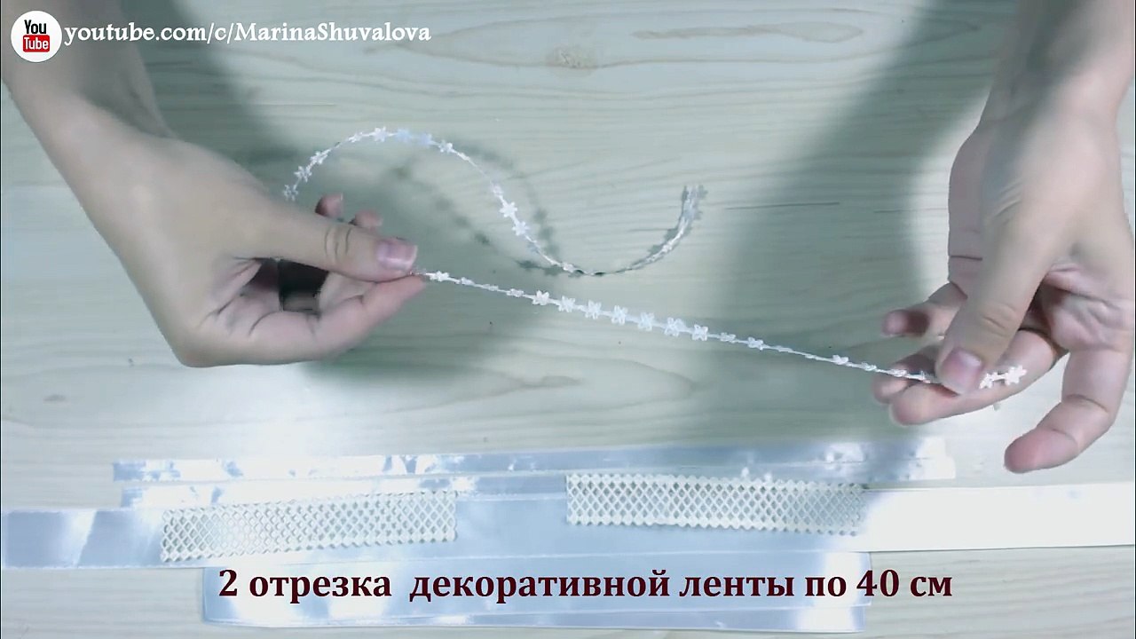 Американские белые банты для волос на 1 сентября. Как сделать бант из ленты