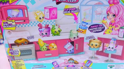 Shopkins Season 6 Hot Spot Kitchen Chef Club Playset + Surprise Candy Jar Blind Bags