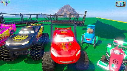 Download Video: Disney Pixar Cars 3 McQueen Jackson Storm Pixar Cars 3 Mcqueen Monster Truck Disney Cars 2 Tow Mater