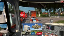 Euro Truck Simulator 2 Multiplayer - YENİ PARIS GARAJ YOLU TRAFİĞİ! (1.26)