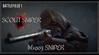 battlefield 1 M1903 sniper rifle gameplay