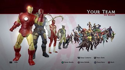 Marvel Ultimate Alliance 2 | All Heroes and Costumes [PS4]