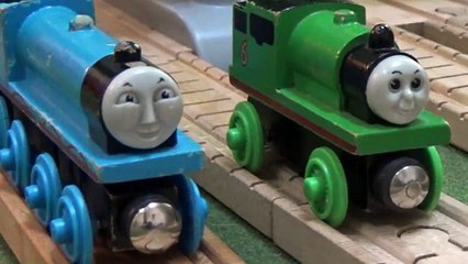 Gordon Takes A Dip Remake Video - Off the Rails Remake - WoodenRailwayStudio