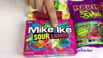 EXTREME SOUR CANDY CHALLENGE Warheads CRYBABY Sour Skittles Juicy Drop Pop Kids TROLLS Surprise Toys
