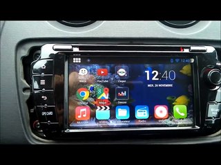 Présentation autoradio android KGAC 7010 HD - SEAT Ibiza 6J