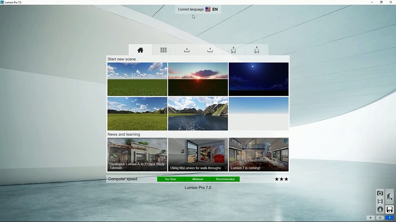 Lumion -Basics Changing The Language