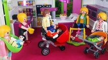 Playmobil en español 2ª#Bebés, tienda y las gememalasJuguetes