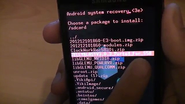 How To Install Android 4.1.1 Jelly Bean On Samsung Galaxy Ace S5830i - Custom Rom JellyBlast V3