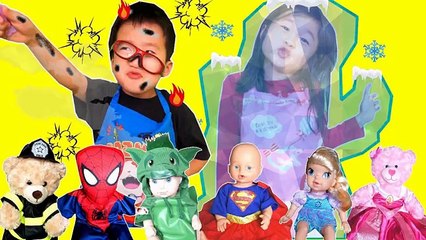 お世話ごっこ（おせわ） × ヒーローあかちゃん Baby Baby Heroes かほせんせい、せいせんせい、だいじょうぶ？