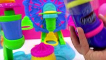 Playdoh Rainbow Cupcakes Maker Cupcake Celebration Ferris Wheel Playset - Cookieswirlc Video