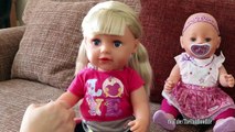 Baby Born Sister Doll Drinks And Cries Real Tears Merry Christmas And Make Babydoll Hairstyles
