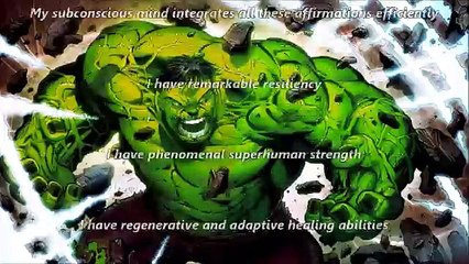 Be The Incredible Hulk Subliminal - Enhanced Version (Audio + Visual)