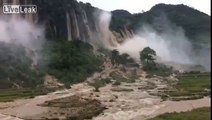 Massive Floods Create Amazing Water Falls