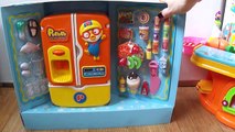 뽀로로 냉장고. 뽀로로 오픈박스 장난감. Pororo fridge Toy Игрушечный холодильник Пороро おもちゃの冷蔵庫 ตู้เย็นของเล่น