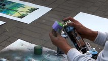 NO VAS A CREER LO QUE HACE ESTE JOVEN | Arte en las calles | Video increible 2016