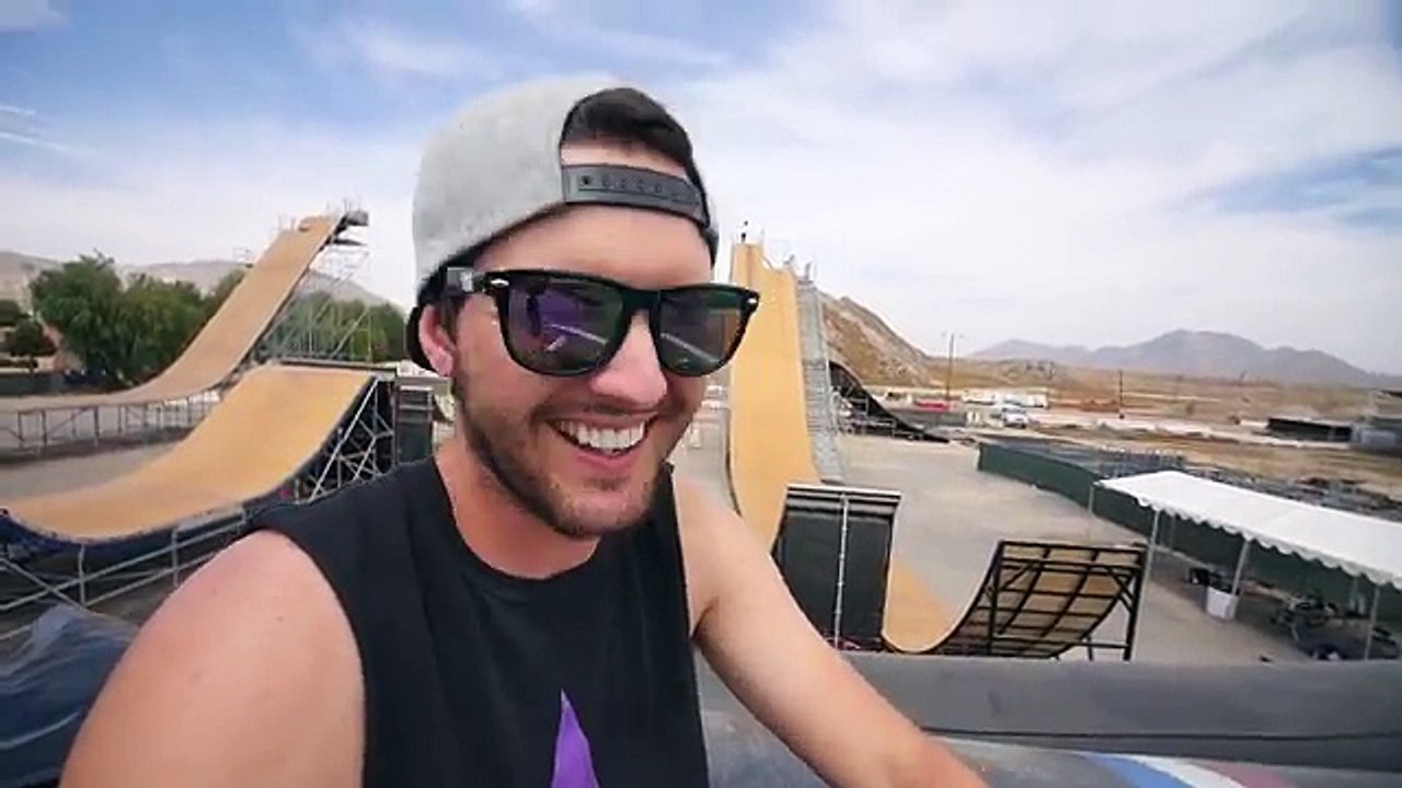TRIPLE BACKFLIP ON SCOOTER OVER MEGA RAMP! *LANDED*