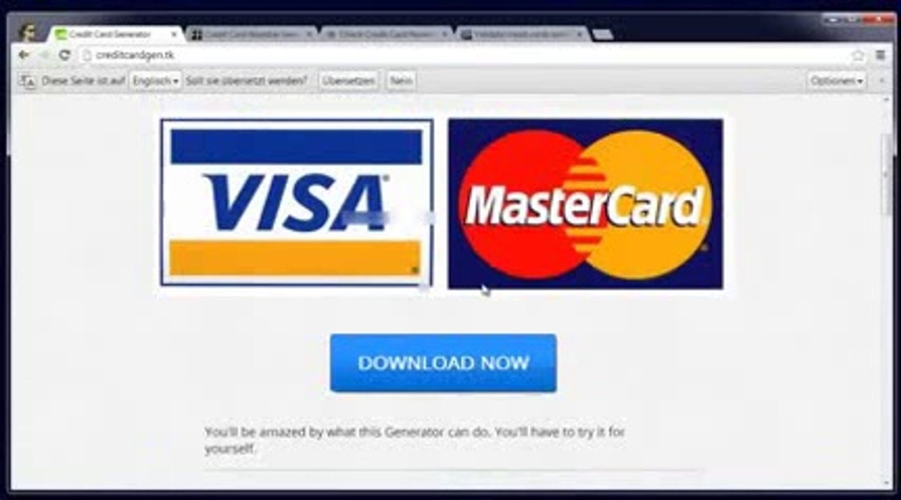 Credit Card Generator with CVV and