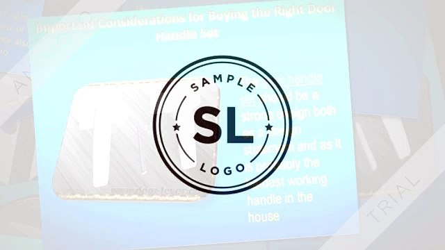 Important Considerations for Buying the Right Door Handle Set