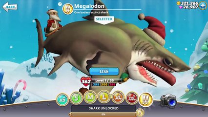 The BOSS GIANT COLOSSAL SQUID VS MEGALODON - Hungry Shark World