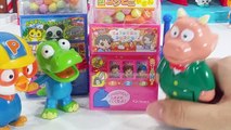 콩닥콩닥 돌려라 슬롯머신 빠찡꼬 미니 캔디 자판기 뽀로로 장난감 놀이 Pachinko slot machine mini candy vending machine toy pororo