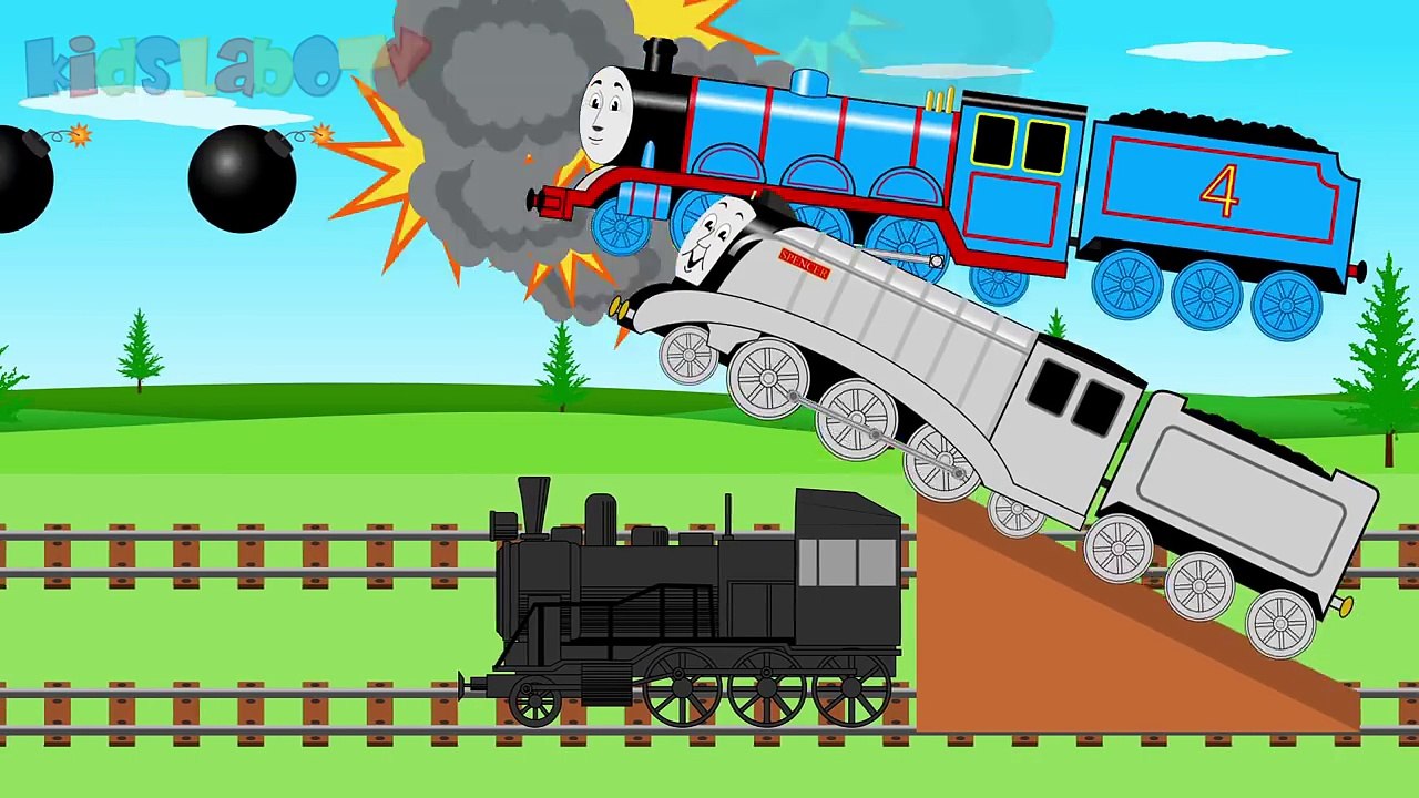 ゴードン vs スペンサー トーマス おもちゃアニメ レース - Toy Trains For Kids