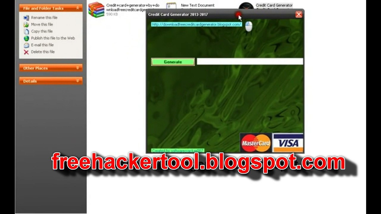 Credit Card Generator Free [New Download Link]