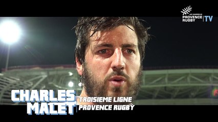 Limoges / Provence Rugby : la réaction de Charles Malet