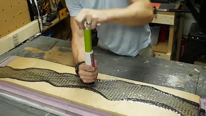 DIY Laminated Longboard with Vacuum Bag Technique 🛹 | Step-by-Step Tutorial