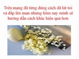 Trị mụn bằng tỏi tại nhà hiệu quả cao