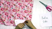 How to Create Your Own Patterns To make Dresses and Costumes | DIY Sweetheart Dress
