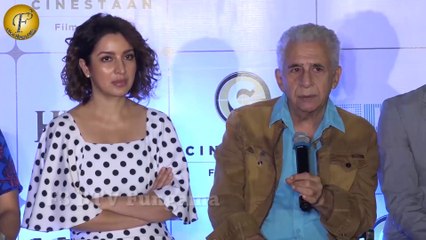 Nasrrruddin Shah, Tisca Chopra & Others at Press Meet of "The Hungry"