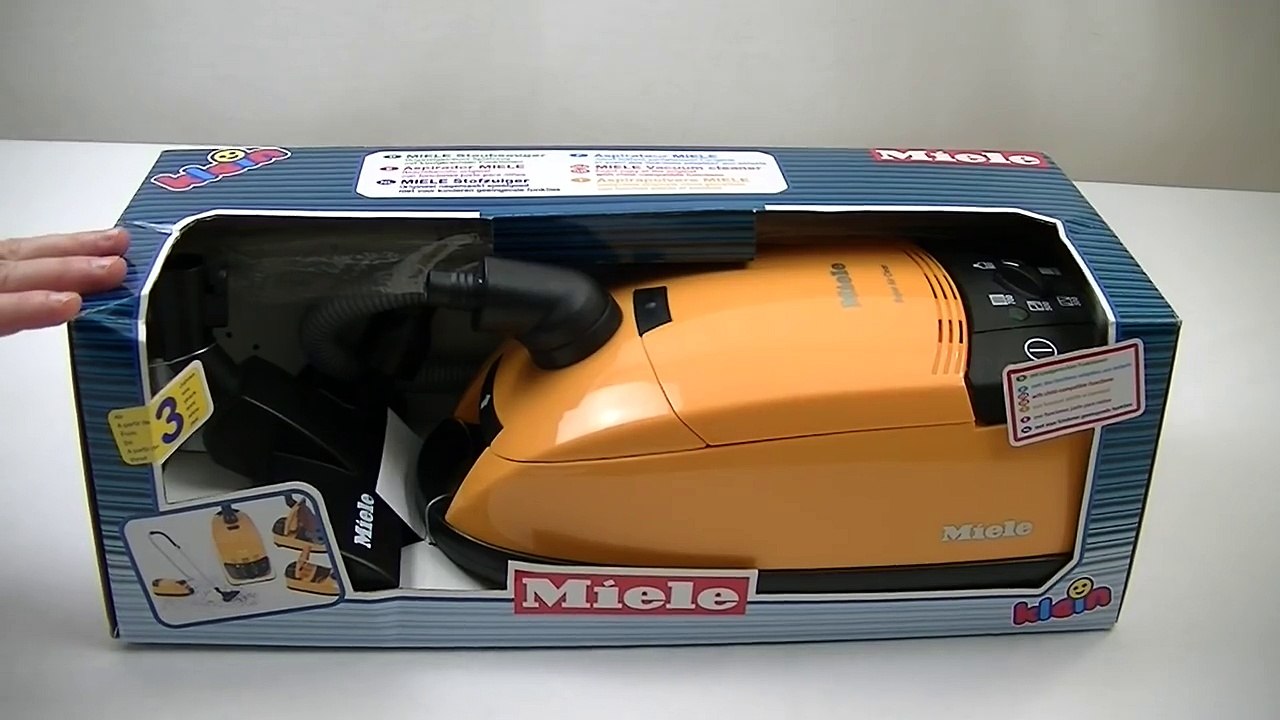 Toy Miele Cylinder Vacuum Cleaner By Theo Klein Unboxing & Demonstration