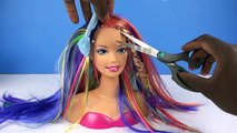 DIY How To Make Barbie Colors Play Doh Styling Head Play Doh Slime Clay DIY Mighty Toys