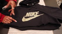 DIY: Cropped Hoodie from a mens crew-neck *EASY*