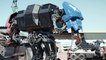 Batalla robots gigantes Estados Unidos vs Japón