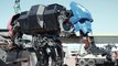 Batalla robots gigantes Estados Unidos vs Japón