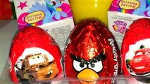 Яйца Сюрприз Тачки как Киндер Сюрприз My Little Pony Surprise Eggs Angry Birds surprise eggs cars