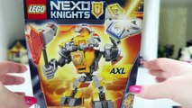 LEGO Nexo Knights 2017 Battle Suits Axl Build   Combo NEXO Powers Blind Bags Opening Kids Toys