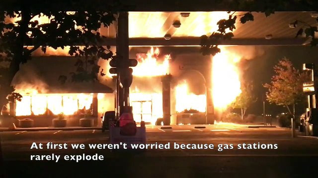 Ces pompiers filment leur intervention dans les flammes de Santa Rosa en Californie !