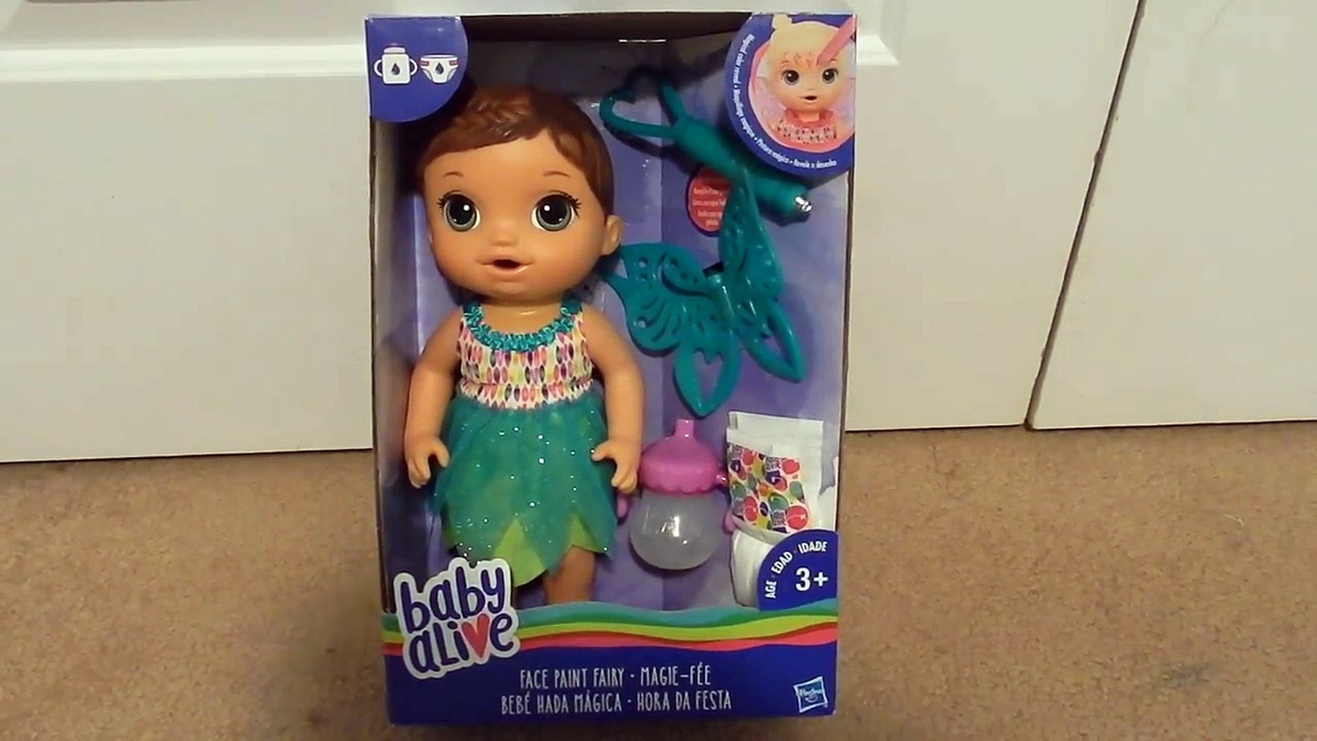 baby alive face paint fairy