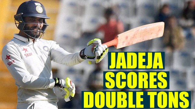 Ravindra Jadeja hits double century in Ranji trophy | Oneindia News