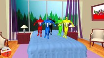 Five Little VENOM Spiderman Jumping on the Bed | 5 Little Monkeys Kids Song