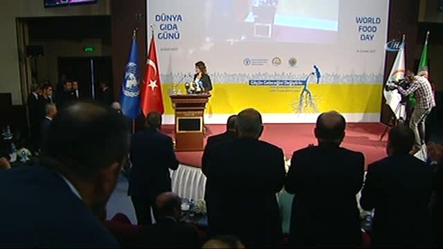 Gıda, Tarım ve Hayvancılık Bakanı Fakıbaba Dünya Gıda Günü Münasebetiyle Düzenlenen Programda...