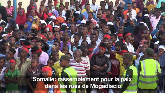 Somalie: manifestation pour la paix dans les rues de Mogadiscio