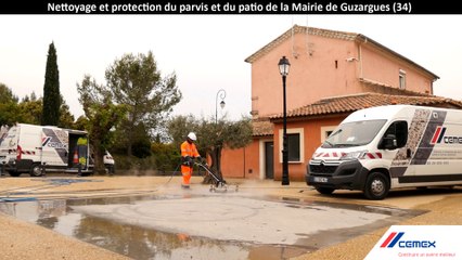 ENTRETIEN & RÉNOVATION : 500 M2 DE BÉTONS NETTOYÉS SANS PRODUIT CHIMIQUE ET PROTÉGÉS EN 8 H !