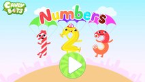 Candy 123 Numbers Full Free (Candybots) - Learn count 1 to 10 - App for kids