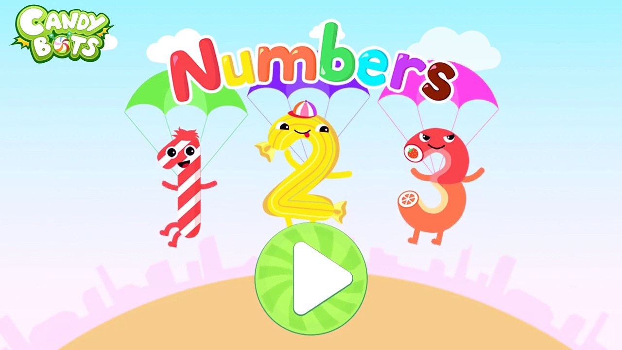 Candy 123 Numbers Full Free (Candybots) - Learn count 1 to 10 - App for ...